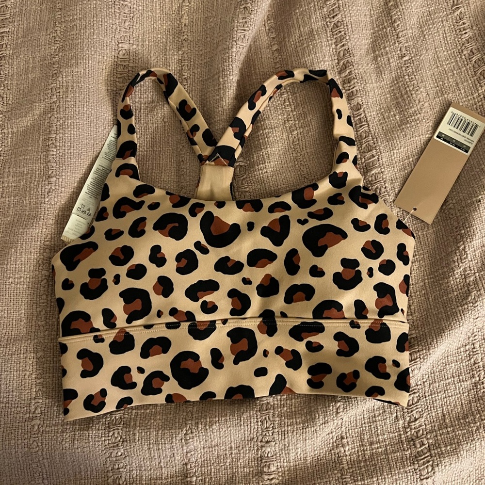 Ellie brand XS cheetah print sports bra